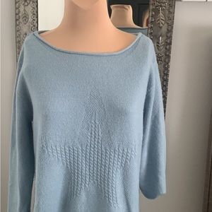 SWEATER WIT AND WISDOM FROM NORDSTROM SIZE SMALL BABY BLUE